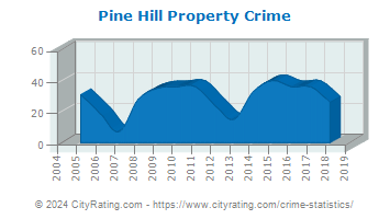Pine Hill Property Crime