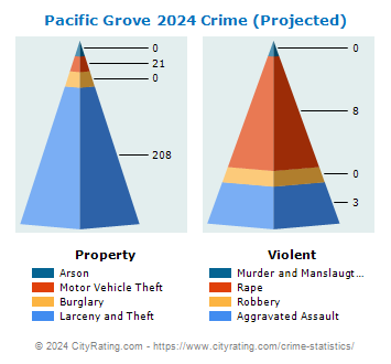 Pacific Grove Crime 2024