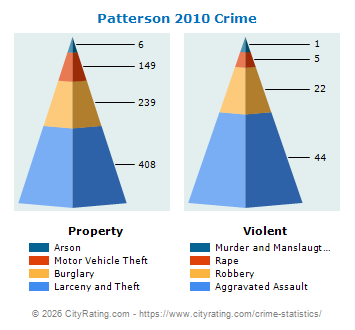 Patterson Crime 2010