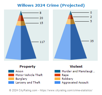Willows Crime 2024