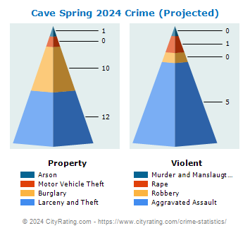 Cave Spring Crime 2024