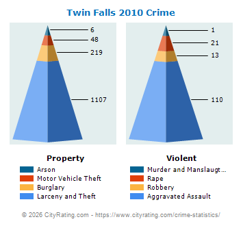 Twin Falls Crime 2010