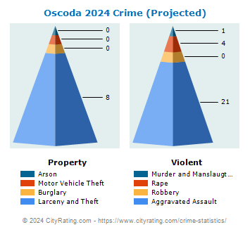 Oscoda Township Crime 2024