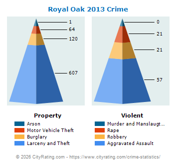 Royal Oak Crime 2013