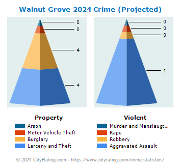 Walnut Grove Crime 2024