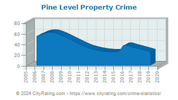 Pine Level Property Crime