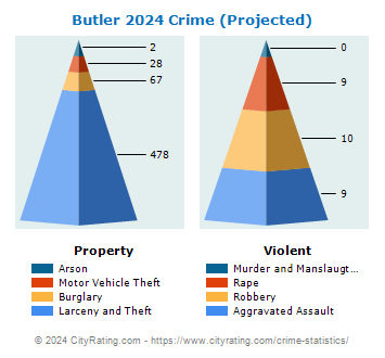 Butler Township Crime 2024