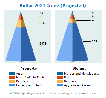 Butler Township Crime 2024