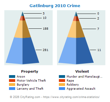 Gatlinburg Crime 2010