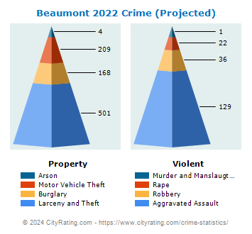 Beaumont Crime 2022