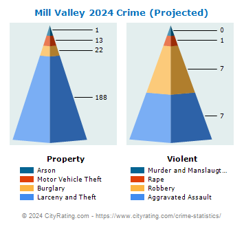 Mill Valley Crime 2024