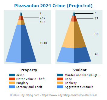 Pleasanton Crime 2024