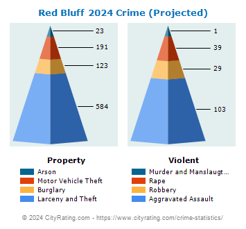 Red Bluff Crime 2024