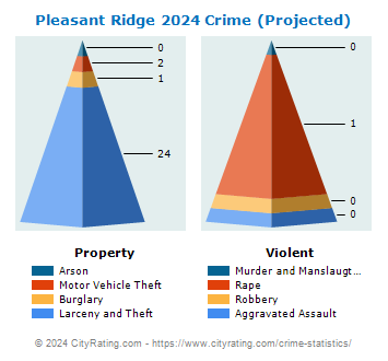 Pleasant Ridge Crime 2024