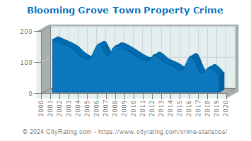 Blooming Grove Town Property Crime