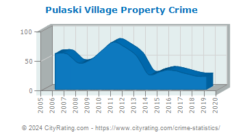 Pulaski Village Property Crime