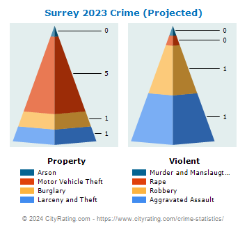 Surrey Crime 2023