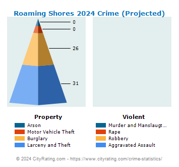 Roaming Shores Village Crime 2024
