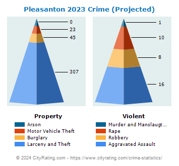 Pleasanton Crime 2023