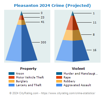 Pleasanton Crime 2024