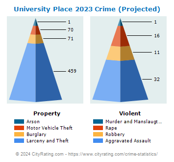University Place Crime 2023