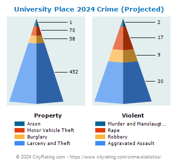 University Place Crime 2024